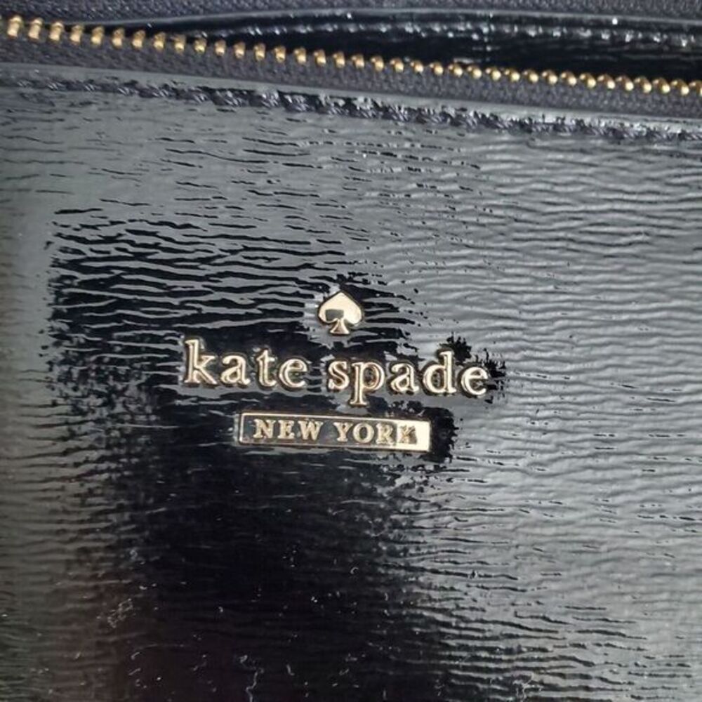 Kate Spade Large Black Leather Bag Tote READ - Picture 2 of 9